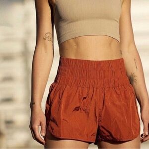 FP Movement by Free People Viral The Way Home Short in Red Earth